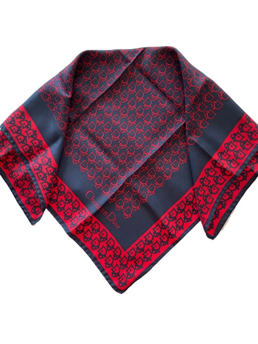 Vintage Christian Dior Silk Trotter Scarf